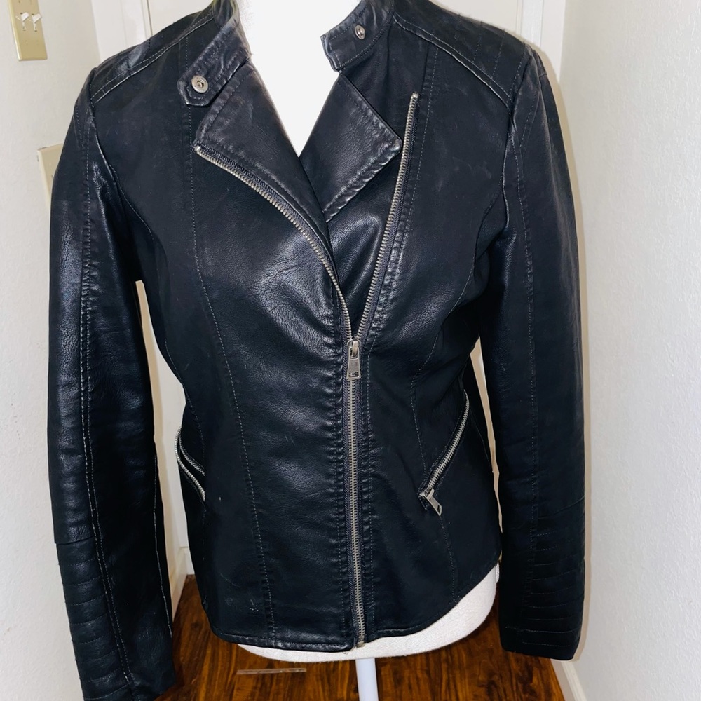 Black pleather jacket